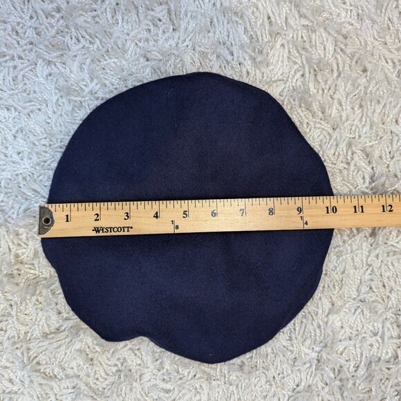 Vintage Wool Double-Breasted Nautical Theme Kids Peacoat with Hat Navy Blue L - Picture 6 of 16